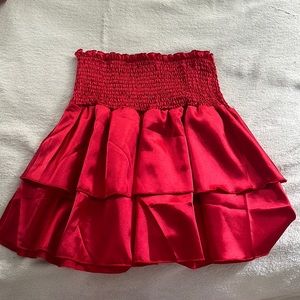 red skirt